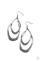 Paparazzi Earring ~ Beyond Your GLEAMS - Black