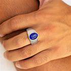 Paparazzi Accessories Wall Street Whimsical Blue Ring Silver Pearl Navy