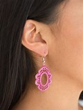 Paparazzi Accessories Mantras and Mandalas Pink Earrings