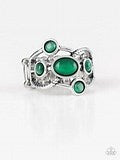 Paparazzi Accessories  Moon Mood Green Ring