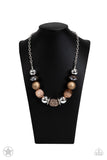 A Warm Welcome Paparazzi Accessories Necklace Brown Copper