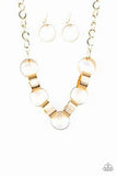 Paparazzi Accessories Big Hit Gold Necklace