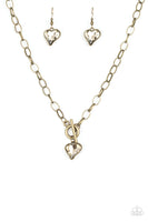 Princeton Princess - Brass Necklace Paparazzi Accessories