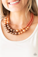 The More The Modest - Multi Pearl Necklace Paparazzi Accessories