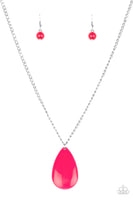 So Pop-YOU-lar - Pink Necklace Paparrazi Accessories