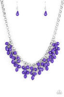 Modern Macarena - Purple Necklace Paparrazi Accessories