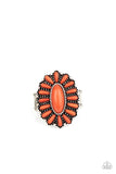 Cactus Cabana - Orange Ring Paparazzi Accessories