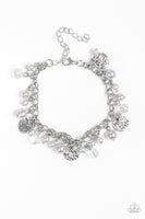 West Coast Wanderer - Silver Pearl Bracelet Paparrazi Accessories