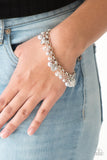 West Coast Wanderer - Silver Pearl Bracelet Paparrazi Accessories
