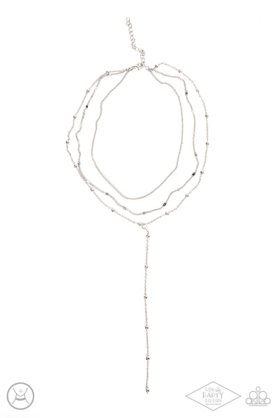 Think Like A Minimalist Silver LOTP Necklace Paparrazi Accessories