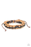 WEAVE It To Me - Brown Mens Bracelet Paparrazi Accessories