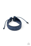 Paparazzi Accessories In a Flash Blue Bracelet Metallic Navy