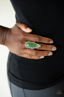 Spiritual Awakening - Green Ring Paparrazi Accessories