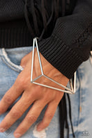 In Another Dimension - Silver Square Bracelet Paparrazi Accessories