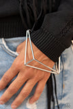 In Another Dimension - Silver Square Bracelet Paparrazi Accessories