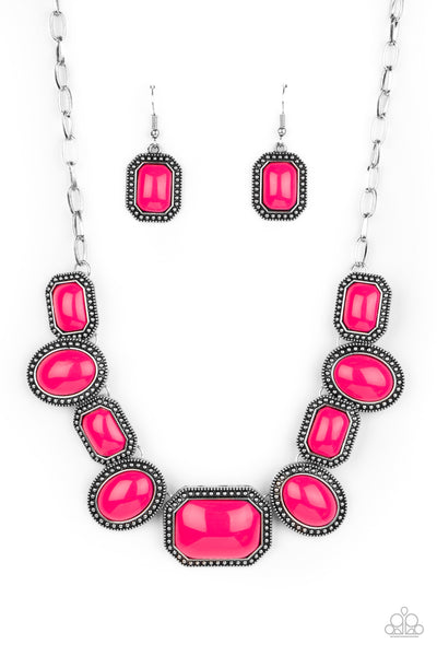 Lets Get Loud - Pink Necklace Paparazzi Accessories