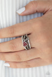 You Make My Heart BLING - Red Ring Paparrazi Accessories