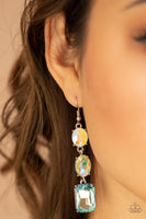 Dripping In Melodrama - Blue Yellow Bling Paparrazi Accessories