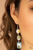 Dripping In Melodrama - Blue Yellow Bling Paparrazi Accessories