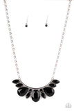 Never SLAY Never - Black Necklace Paparazzi Accessories