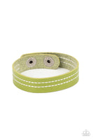 Life is WANDER-ful - Green Lime Bracelet Paparrazi Accessories