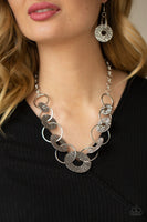 Industrial Envy - Silver necklace Paparrazi Accessories