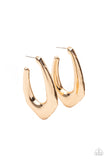 Find Your Anchor - Gold Hoop Earrings Paparazzi Accessories