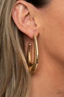 Find Your Anchor - Gold Hoop Earrings Paparazzi Accessories