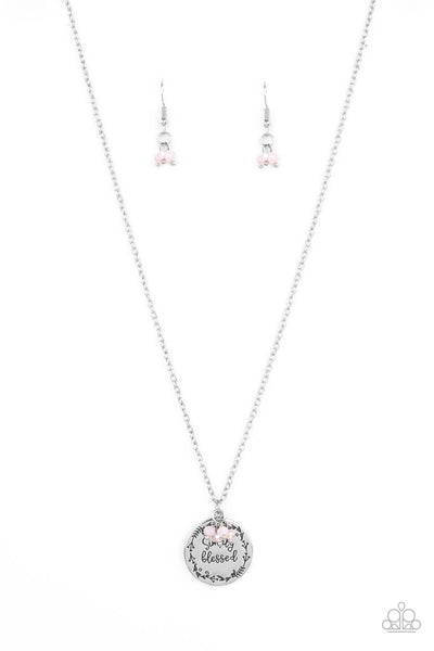 Simple Blessings - Pink Neckless Paparazzi Accessories