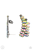 Explosive Elegance - Multi Oil Spill Ear Crawler Earrings Paparazzi Accessories