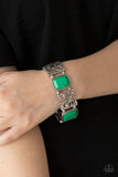Colorful Coronation - Green Bracelet Paparazzi Accessories