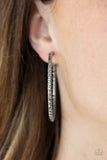 Subtly Sassy Silver Clip-on Hoop Earrings Paparazzi Accessories