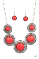 She Went West Red Necklace Paparazzi Accessories