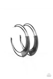 Artisan Attitude - Black Hoop Earrings Paparazzi Accessories