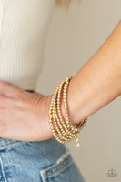 American All-Star - Gold Bracelets Paparazzi Accessories