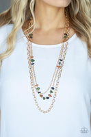 Artisanal Abundance - Multi Gold Necklace Paparazzi Accessories