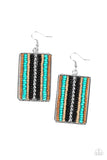 Beadwork Wonder - Black Earrings Paparazzi Accessories