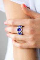 Royal Residence Blue Bling Ring Paparazzi Accessories