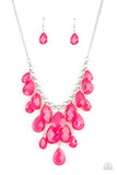 Front Row Flamboyance - Pink Necklace Paparazzi Accessories
