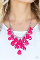 Front Row Flamboyance - Pink Necklace Paparazzi Accessories