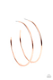 Mega Metro Copper Big Hoop Earrings Paparazzi Accessories