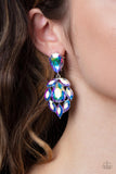 Galactic Go-Getter Multi Iridescent Earrings Paparazzi Accessories