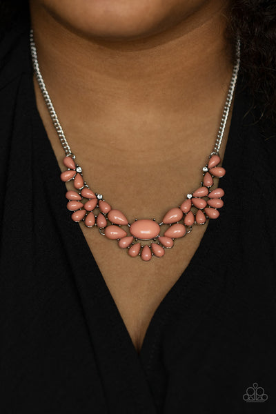 Secret GARDENISTA - Pink Necklace Paparrazi Accessories