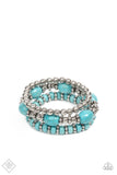 Take By SANDSTORM - Blue FF Bracelet Paparazzi Accessories