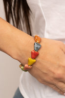SHARK Out of Water Multi Color Bracelet Paparazzi