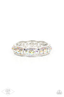 Easy On The ICE Multi Iridescent Bling Bracelet Paparazzi Accessories