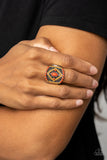 Amplified Aztec Orange Hold Ring Paparazzi