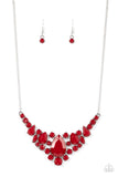 Bali Ballroom Red Wine Necklace Paparazzi Accessories