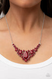 Bali Ballroom Red Wine Necklace Paparazzi Accessories