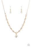 True Love Trinket Gold Heart Necklace Paparazzi Accessories